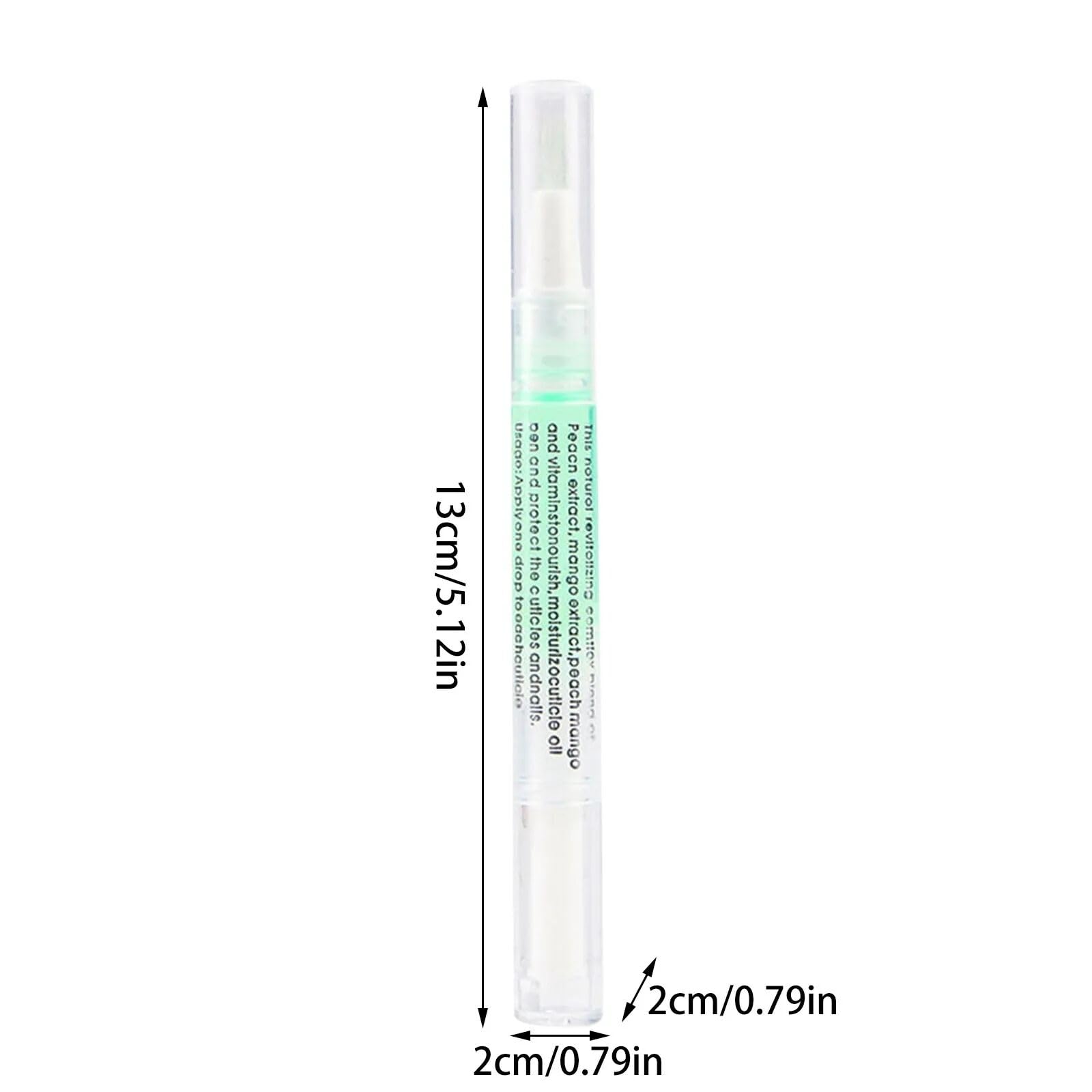 Yimart Set of 4pcs Cherry Flavor Cuticle Revitalizer Oil Pen with Soft Brush,Nail Nutritional Cuticle Oil Pen For Anti-barb Finger Edge Nail Care Tool