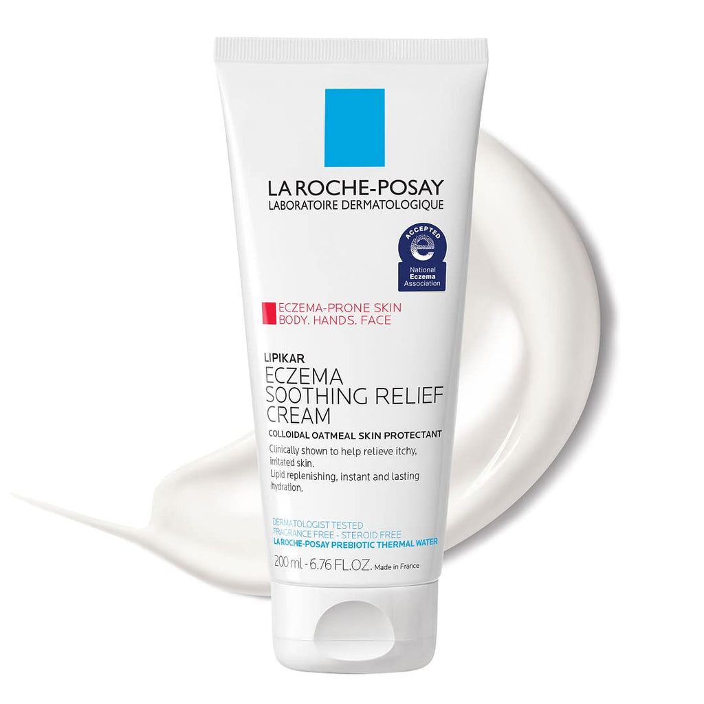 La Roche-Posay Lipikar Soothing Relief Eczema Cream, Sensitive Skin 6.8oz