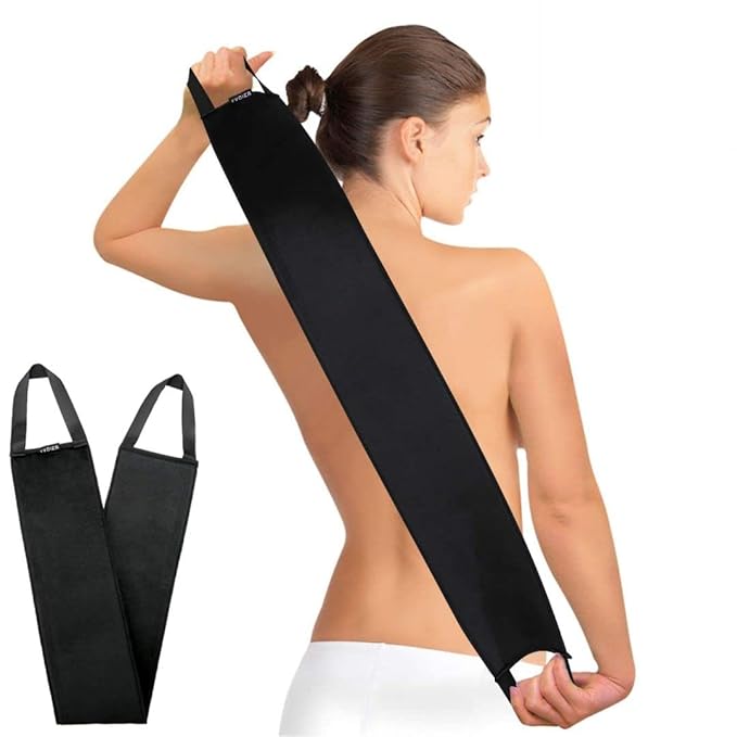 Yvoier Double-Side Used Self Tanner Back Applicator, Non-Absorbent Lotion Applicator for Back Streak-Free Natural Back Tanning Applicator for Self-Tanning Lotion, Mousse, Cream