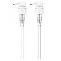 Universal Shampoo/Conditioner Dispenser Pump for Bottles, Leak Proof, Pump Top Fits 1 L/33.8 oz Bottles, 28/410 Neck Size, (White - Pack of 2)