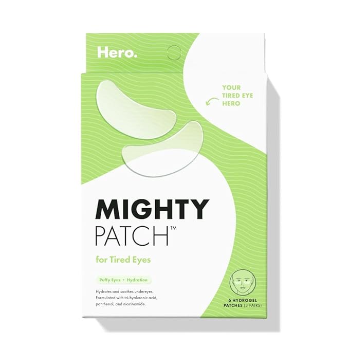 HERO COSMETICS Mighty Patch for Tired Eyes Patches, 6 Count
