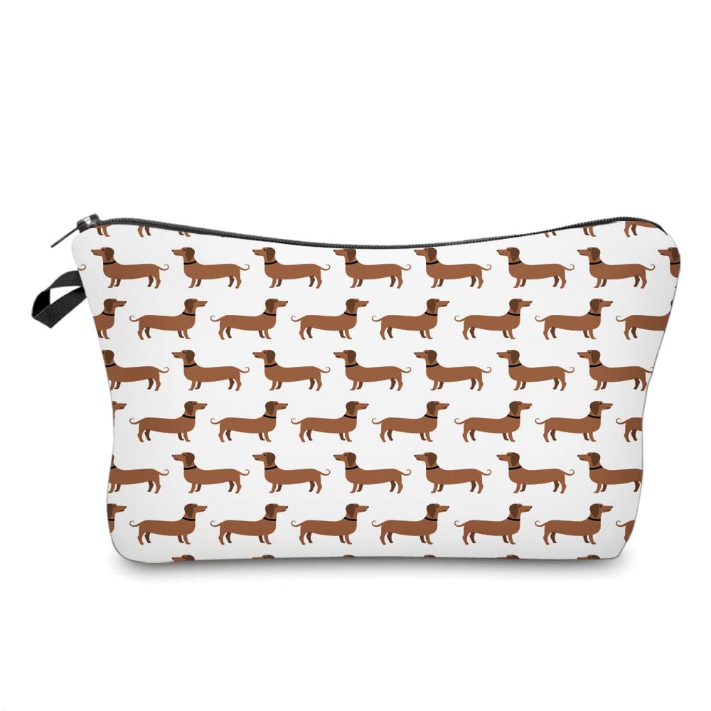 Deanfun Cosmetic Bag for Purse, Waterproof Makeup Bags Roomy Toiletry Pouch Travel Accessories Gifts (55729)