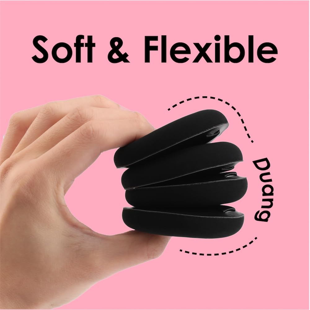 COOL-ANGLE Latex-Free Makeup Blender Sponges, Medium, Pink, 5 Pcs