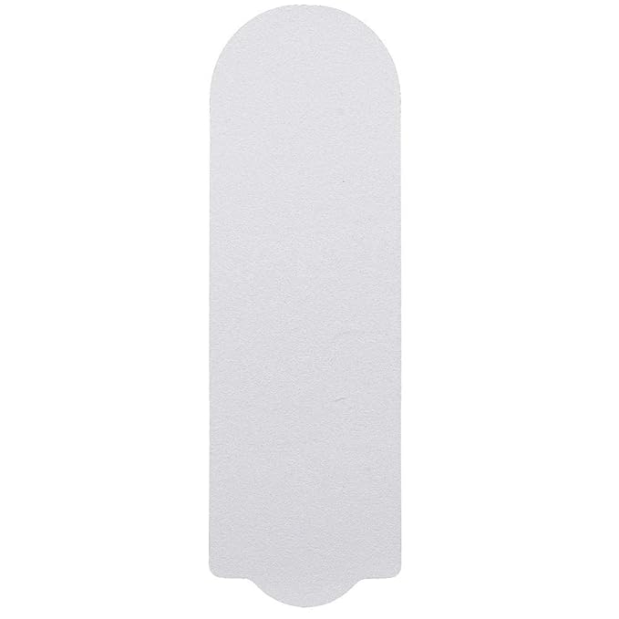 ForPro Professional Collection Stainless Steel Pedi File Refill, 180 Grit, White, EZ-Strip Peel Pedicure Refill Pads, 1.25” W x 4” L, 50-Count
