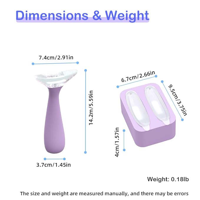 NLFDBFSH Ice Roller for Face - Reusable Silicone Ice Mold for Eye Depuffing, Wrinkle Appearance Reduction & Daily Cooling Skincare