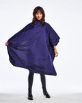 Betty Dain Hands-Free All-Purpose Bleach Proof Cape, 45" W x 58" L, Chemical, Color, Waterproof Polyester, Anti-static Nano Material, Machine Washable, Purple