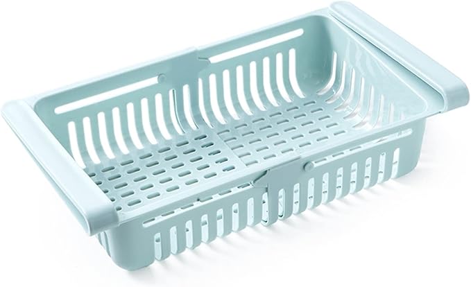 NPQPNAFC Cosmetic Jewelry Storage Box, 1PC Fridge Organizer Storage Box Refrigerator Drawer Plastic Storage Container Shelf Fruit Egg Food Storage Box Kitchen Gadgets Eggs(OneColor)