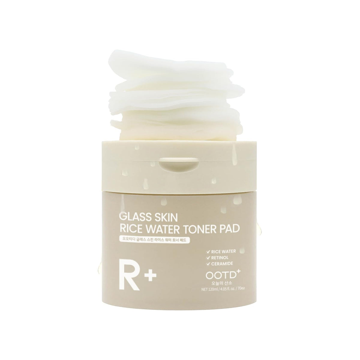 #OOTD Vitamin C Toner Pads with Niacinamide,70 Pads | Korean Skincare