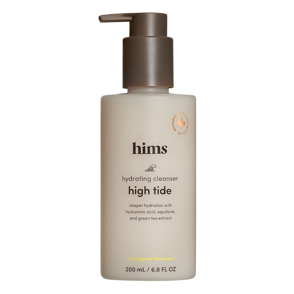 hims High Tide Hydrating Daily Cleanser, Hyaluronic Acid, 6.8 Fl Oz