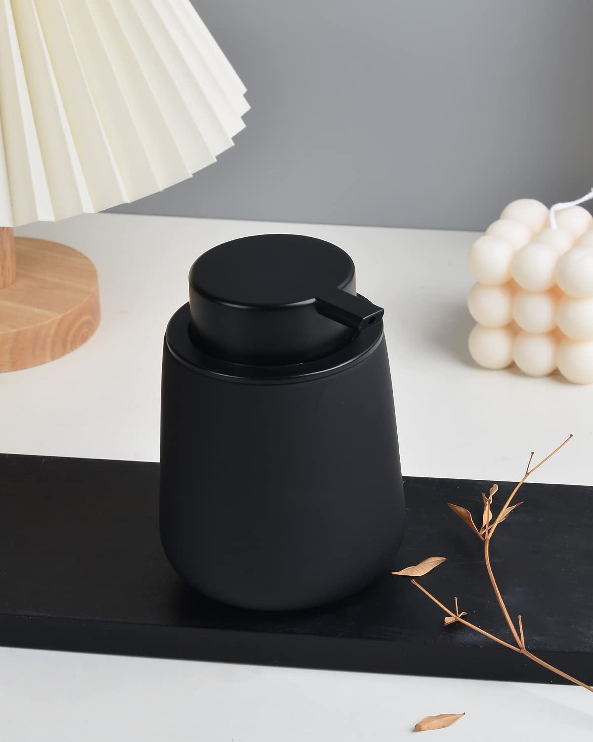 BosilunLife Ceramic Soap Dispenser - Dish Soap Dispenser for Bathroom 12Oz