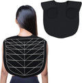 Derkerry Silicone Hair Cutting Guide Collar Waterproof Cutting Mat - Black