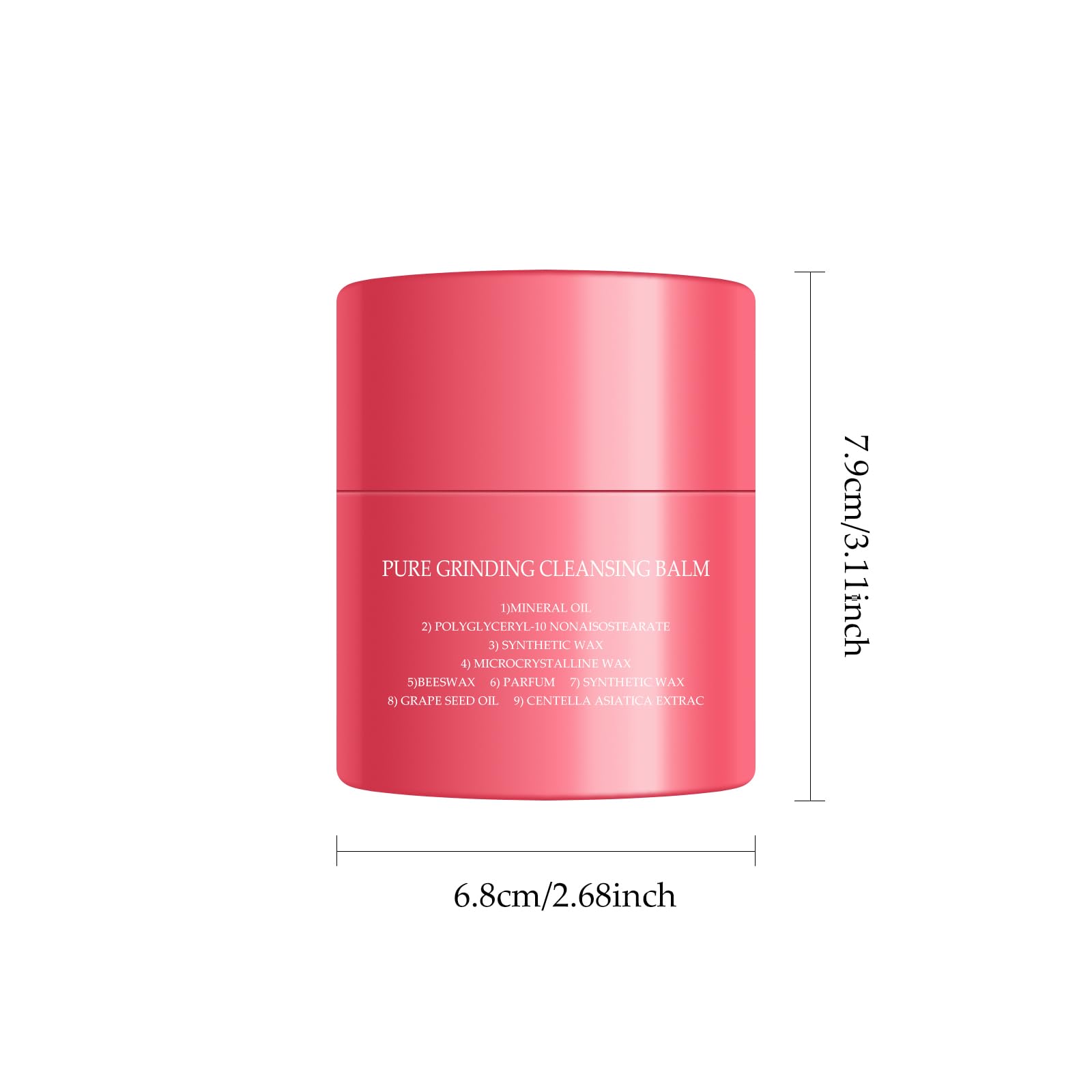 KYDA Pure Plants Grinding Cleansing Balm, One Step Makeup Cleansing Oil with Centella, Non-Greasy Sorbet Texture, Nourishing Make Up Remover Balm, Vegan Skin Care for All Skin Types, 1.69 Fl Oz