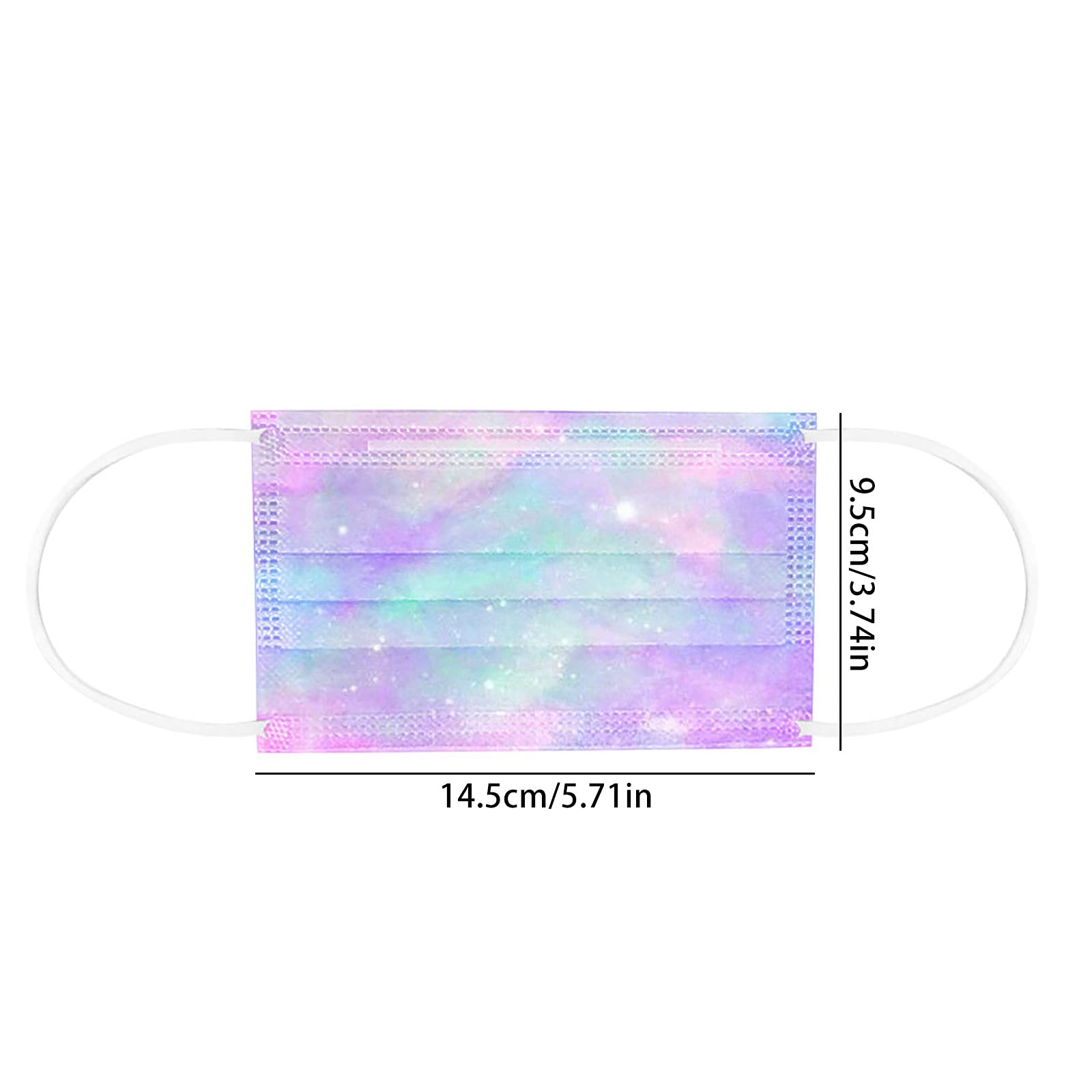 YUGYUJ 50Pcs Kids Face Mask Childrens 3 Ply Non-Woven Protective Breathable Kids Face Mask for Boys Girls Outdoor School (50Pcs Kids Mask B)
