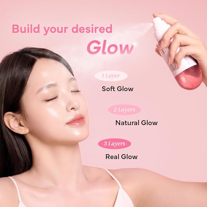 SAM'U PDRN Real Glow Fitting Toner – Hydrating Toner Spray, Soothing & PDRN Salmon DNA Facial Mist with Collagen Water & 7 Hyaluronic Acid, Korean Skin Care, 5.05 fl. oz / 150 mL