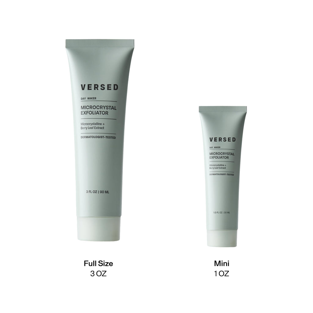 VERSED Day Maker Microcrystal Exfoliator | Creamy Buffing Cleanser, 1 Oz