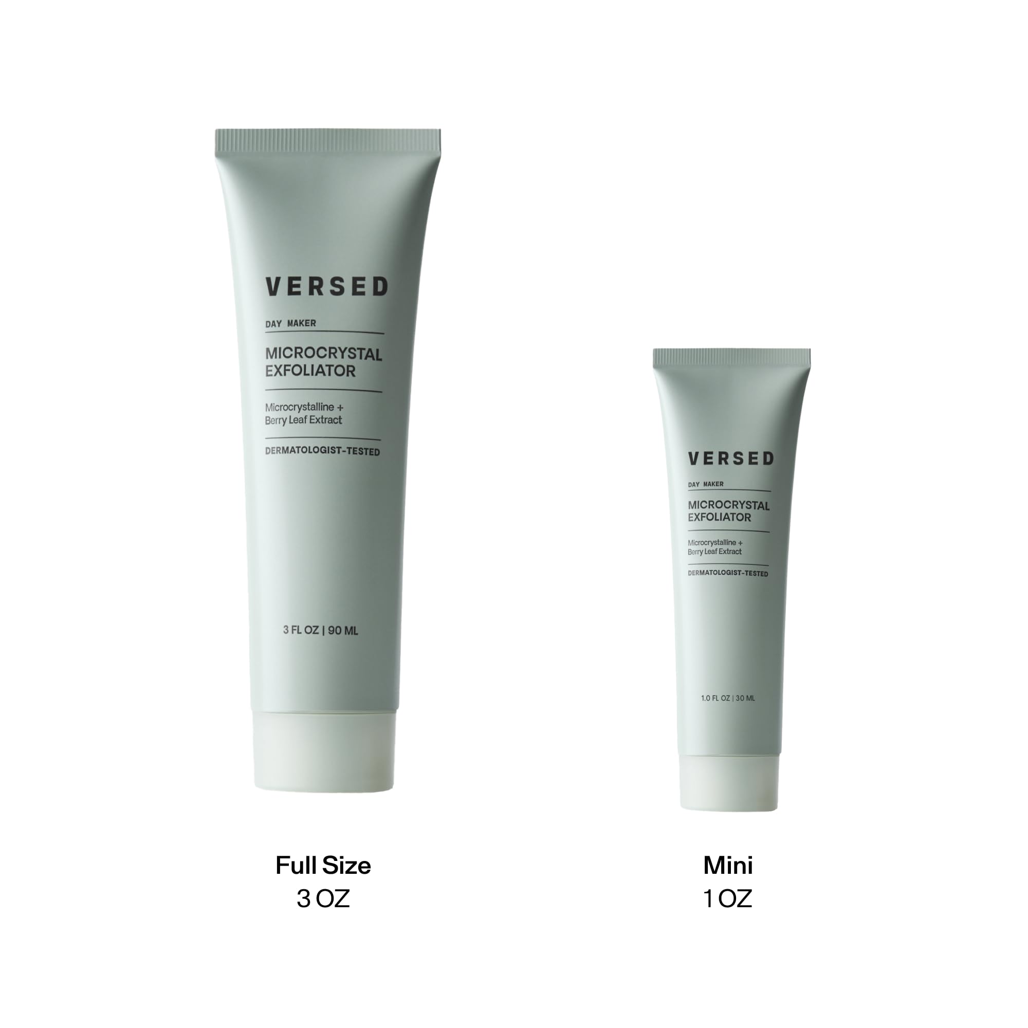 VERSED Day Maker Microcrystal Exfoliator | Creamy Buffing Cleanser, 1 Oz