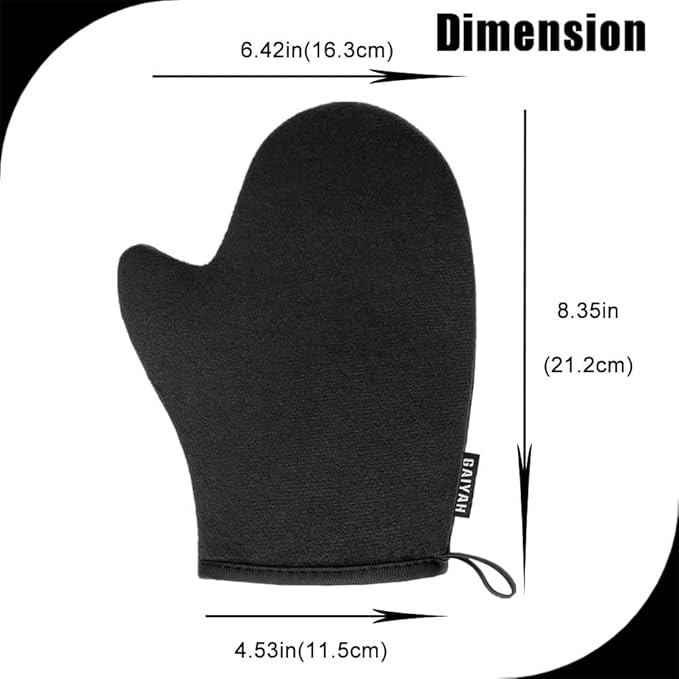 GAIYAH Self Tanning Mitt Applicator - Sunless Tanning Mitt Self Tanning Mitten Self Tanner Mitt Applicator Self Tanning Glove for Self Tan Mitt Applicator Tanning Mitts for Tanning Lotion, Mousse