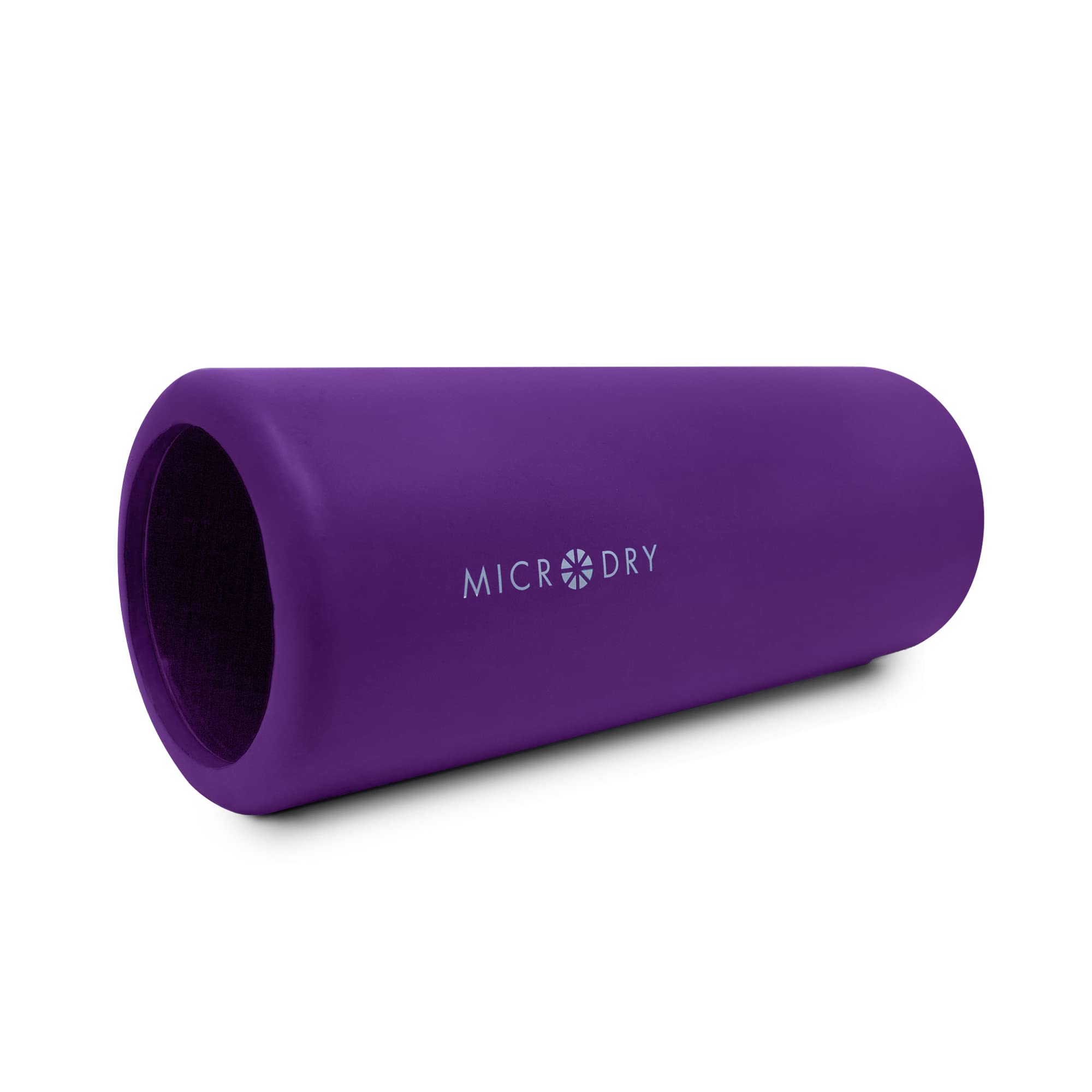 MICRODRY Deluxe Fitness Foam Back Roller for Muscle Relief, Roller for Yoga, Stretching, Deep Tissue Firm Massage & Trigger Point Release, Exercise Workout at Home or Gym, 13x5.3, Purple