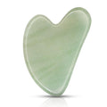 Gua Sha Facial Tools, Jade Guasha Tool for Face & Eye Gua Sha Stone for Puffiness Reducing & Jawline Sculpting Face Stone Gua Sha Tools for Skin Care Woman GuaSha Stone Tool, Green