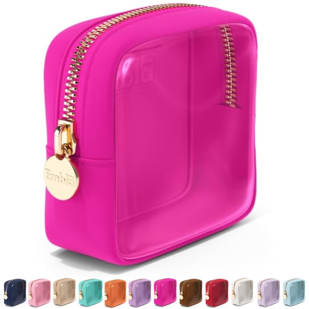 Makeup Bag for Women, Travel Cosmetic Organizer, Waterproof Toiletry Pouch