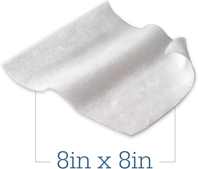 Stryker - Sage Comfort Bath Cleansing Washcloths - 6 Packages, 48 Cloths - Fresh Scent, No-Rinse Bathing Wipes, Ultra-Soft and Heavy Weight Cloth, Hypoallergenic