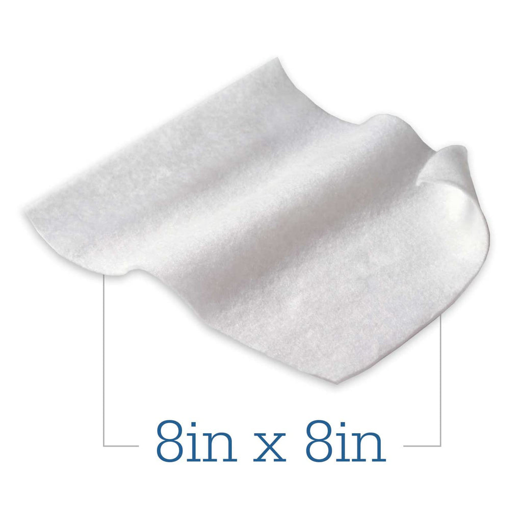 Essential Comfort Bath Cleansing Washcloths - 1 Package, 8 Cloths - No Rinse Bathing Wipes, Ultra-Soft and Thick Heavyweight Cloth, Light Fragrance…