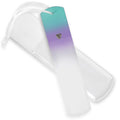 Bona Fide Beauty Czech Glass Foot Callus Remover with Sleeve, Sea Spritz