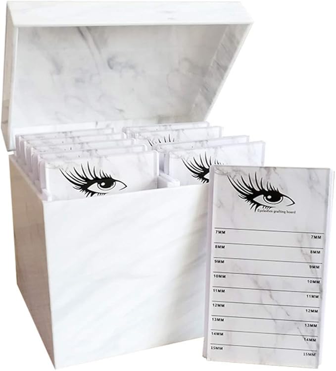 Aufbewahrungsbox für Wimpern aus Acryl, 10 Schichten