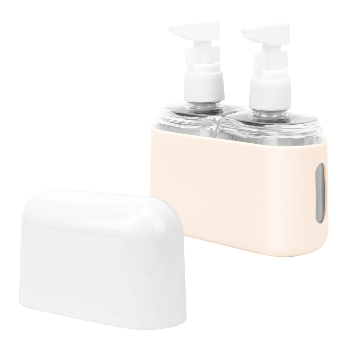 Skycase Travel Bottles - Leak Proof Refillable TSA Approved Travel Size Toiletries, 2 in 1 Liquid Bottles Containers with Labels and Funnel Airplane Accessories Kits for Lotion Liquid (Grey)