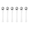 EXCEART 6pcs Eye Cream Applicators Face Eye Roller Massage Care Applicator Wand Stick Metal Cream Roller Wand