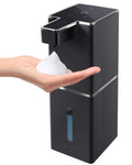 JEMISUN Automatic Foaming Soap Dispenser Touchless 380ml/12.8oz Rechargeable Hand Soap Dispenser Wall Mounted 4 Levels Adjustable Foam Soap Pump for Bathroom Kitchen Dish Soap