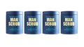 Body Prescriptions Men’s Exfoliating Body Scrub – Ultimate Skin Cleansing Wash in Jar with Twist-Top Lid, For All Skin Types, 21 Ounce (Pack of 4), Tea Tree