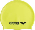 Arena Classic Unisex Soft Silicone Swim Cap for Women and Men, Intensive Training and Racing Comfortable Non-Slip Long Hair Swimming Hat, Light Yellow