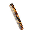 ZEUS Beard Comb for Men, 6” Saw-Cut Tortoiseshell Hair Comb (V12)