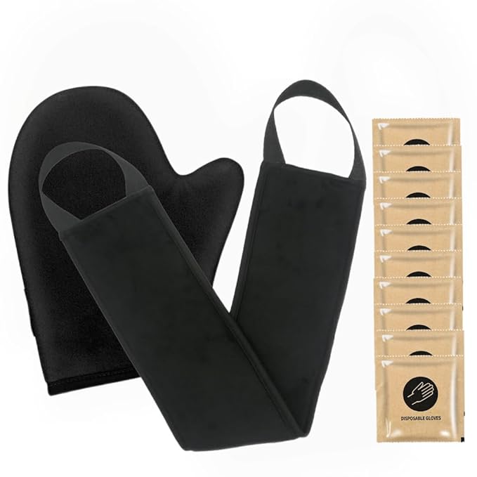 2 in 1 Self Tanning Mitt Applicator kit, Self Tan Mitt Applicators for Body
