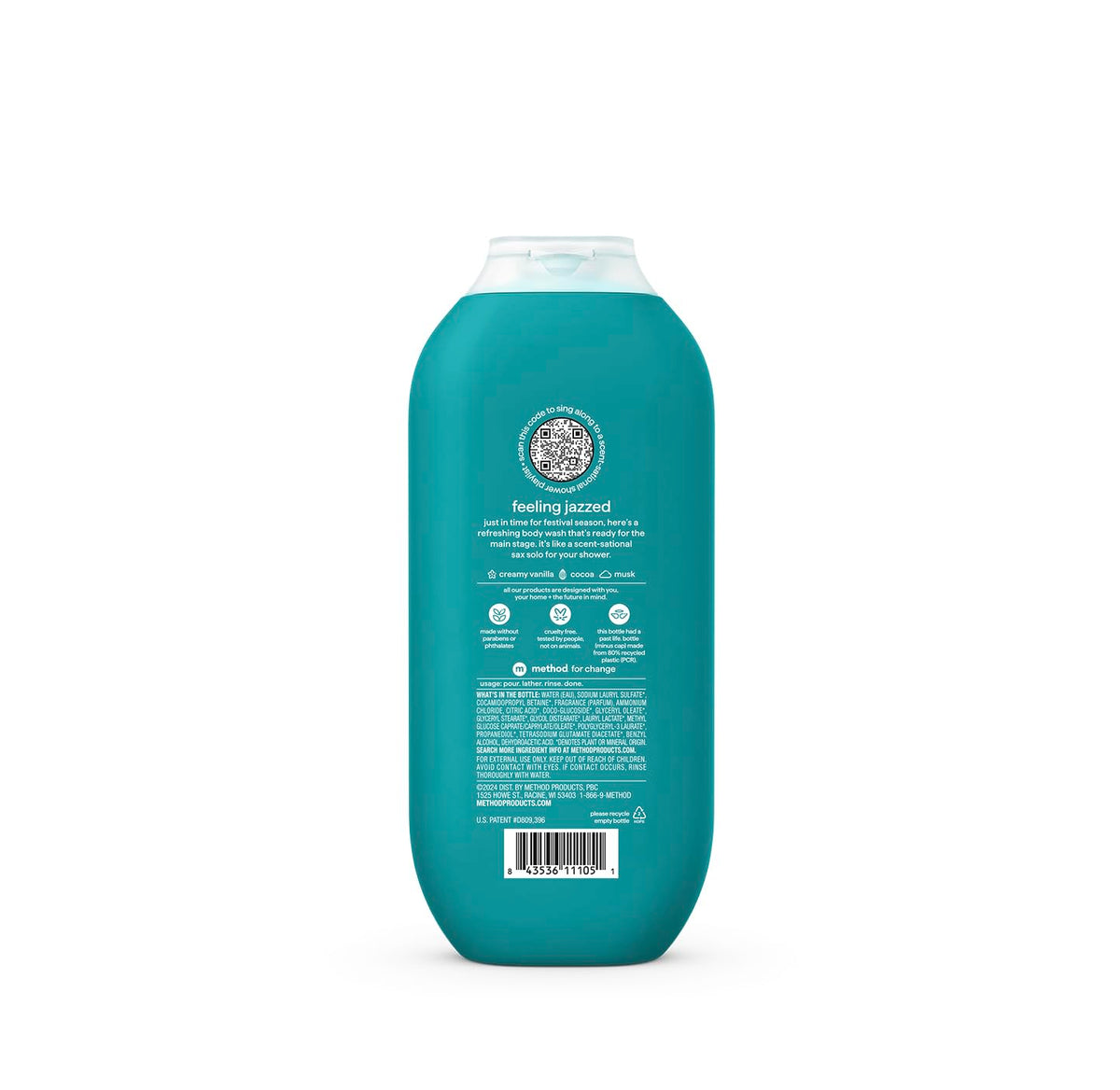 method Limited Edition Body Wash, Feeling Jazzed, 18 fl oz