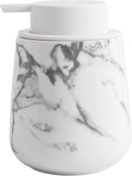 Agyiuns soap Dispenser Ceramic foaming soap Dispenser with Easy-to-Press Pump for Bathroom 12 oz refillable Liquid Hand soap Dispenser for Hand sanitizers, lotions