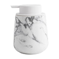 Agyiuns soap Dispenser Ceramic foaming soap Dispenser with Easy-to-Press Pump for Bathroom 12 oz refillable Liquid Hand soap Dispenser for Hand sanitizers, lotions