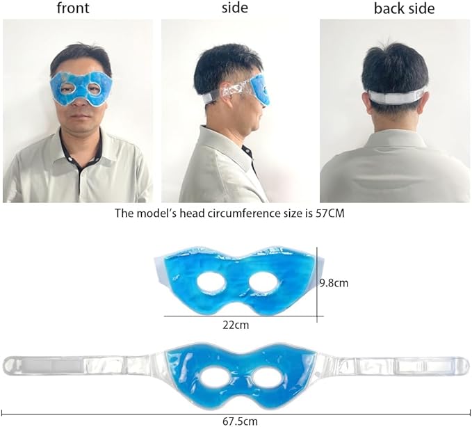 Sport Emblema Disposable Non-Woven Eye Mask Sleeves, 50 Pcs – Soft Breathable Fabric Covers for Reusable Cooling Eye Mask,Designed for SportEmblema Hot Cold Therapy Masks