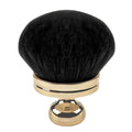 Extra Large Brush for Self Tanner and Body Makeup, Soft Synthetic Hair Brush for Foundation, Bronzer, Blusher, Self Tanning Lotion, Applicator for Face Body and Back (Black Gold)