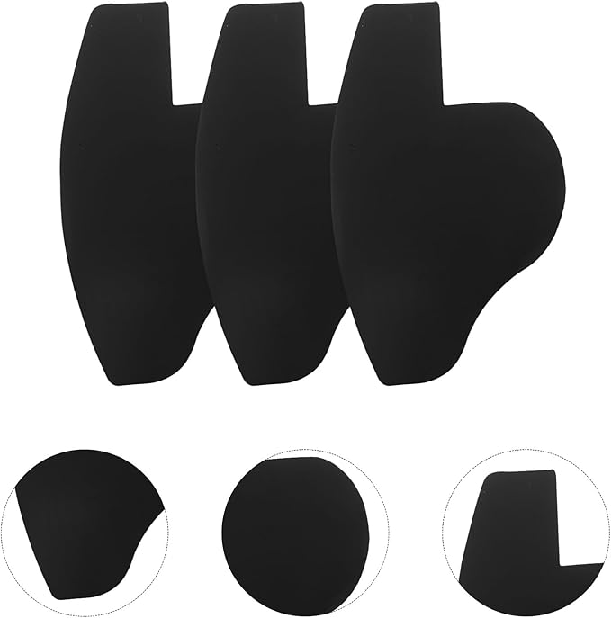 Ipetboom 3Pcs Hairline Enhancing Cards for Men Beard Shaping Tool Hairline Design Template 7.08X4.33In Precise Barber Styling Accessories