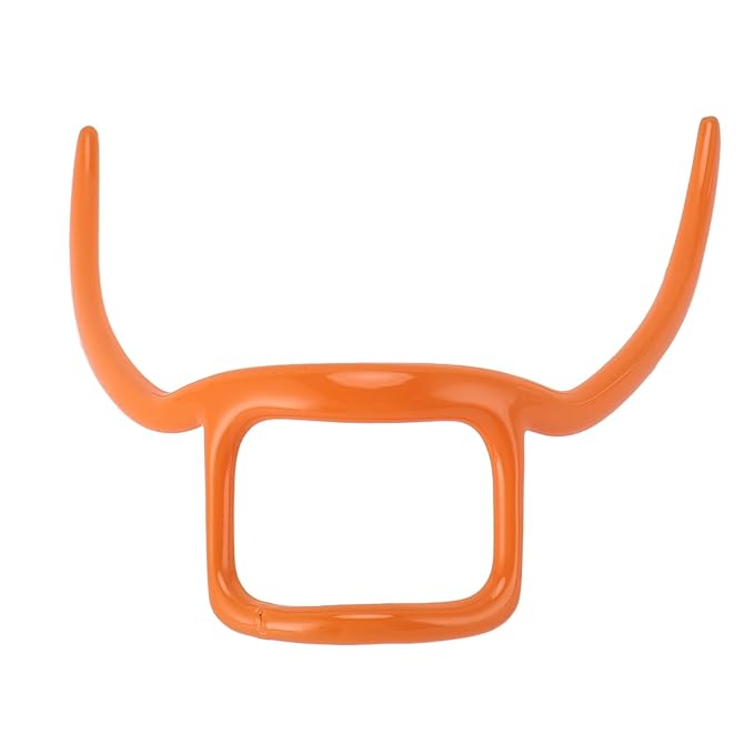 Tyenaza Beard Shaper, Hair Grooming Versatile Portable Shaping Tool Face Hair Styling Template for Men (Orange)