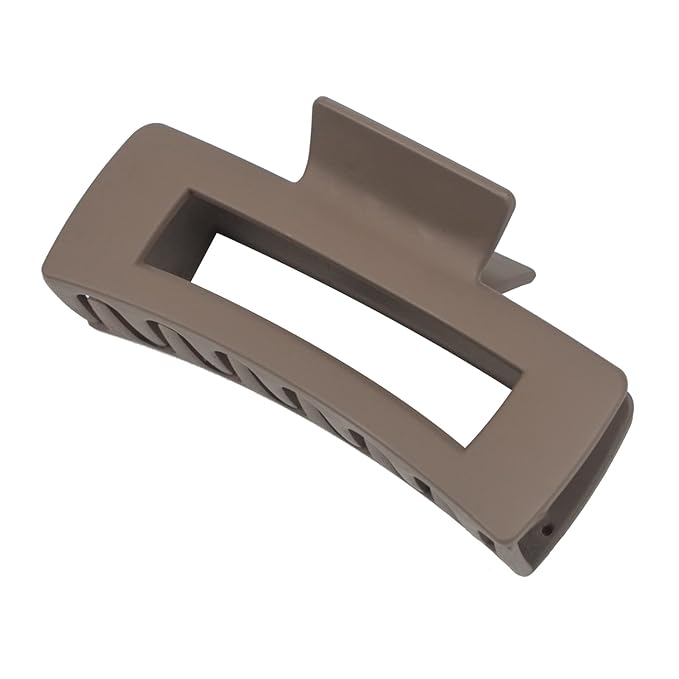 MAORULU Large Hair Claw Clips for Thick Hair, Banana Clips with Strong Hold for Women and Girls, Brown 1