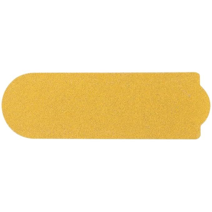ForPro Professional Collection Stainless Steel Pedi File Refill, 180 Grit, Gold, EZ-Strip Peel Pedicure Refill Pads, 1.25” W x 4” L, 50-Count