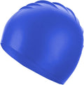 Doovid Swim Caps for Women Men Waterproof Silicone Ear Protection Long Hair High Elasticity Swimming Cap