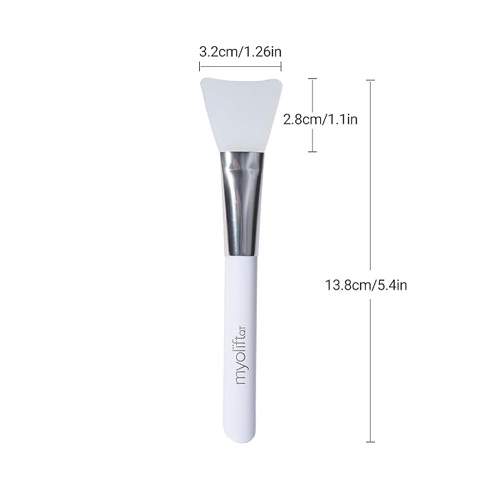MyoLift 7eWellness Applicator Silicon Brush - Mask applicator for Facial Skincare, Reusable brush for Anti Aging mask, Soft & Durable Face Mask Applicator for gels, DIY masks,easy-to-clean (1)