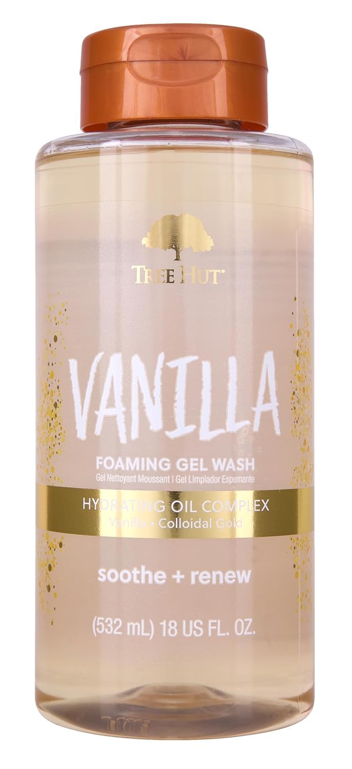 Tree Hut Pink Hibiscus Foaming Body Wash, 18 Fl Oz