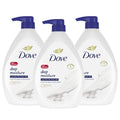 Dove Body Wash, Deeply Nourishing, Value Size 3-Pack – Moisturizing Shower Soap Liquid for Softer, Smoother Skin, 33.8 Oz Ea