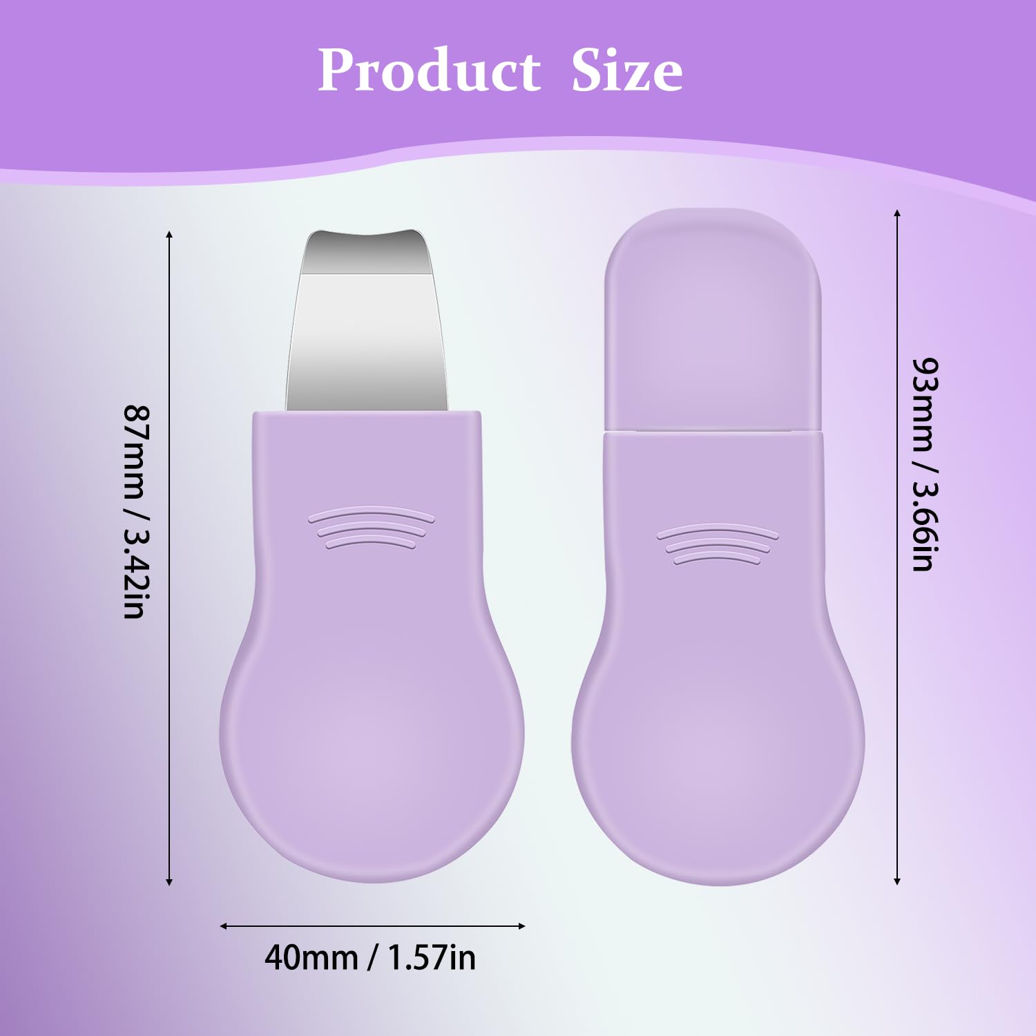 Sichy Blackhead Remover Tool,Silicone Face Scrubber, 2 in 1 Nose Pore Scraper for Deep Cleansing,Face Skin Spatula, Nose Black Head Remover, Pore Cleaner Skin Care Tool for Men Women Gifts