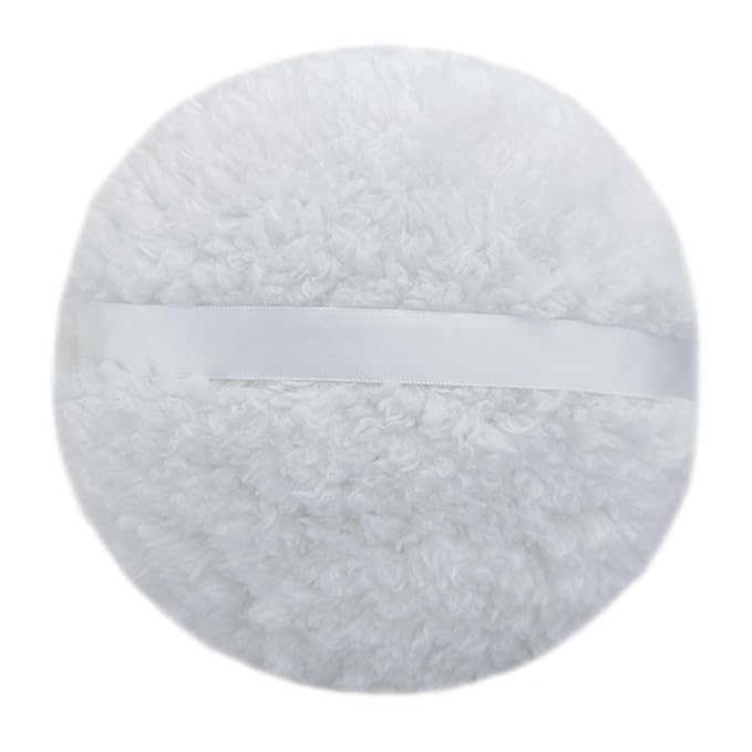 Topwon Oversize Powder Puff 6’’ Body Powder Applicator - Extra Large Powder Puffs for Men Women 1PC